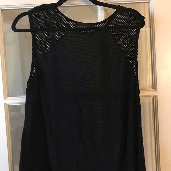 Mink Pink Black Top - Picture 1 of 2